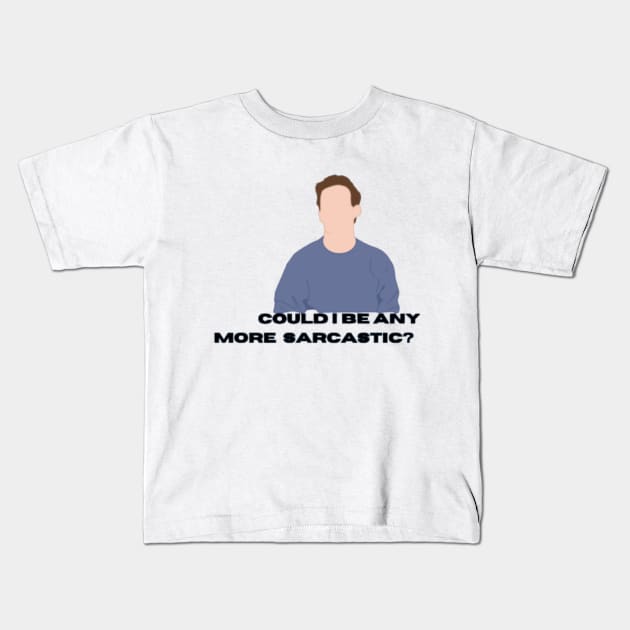 Mathew Perry Kids T-Shirt by AyushiCreations